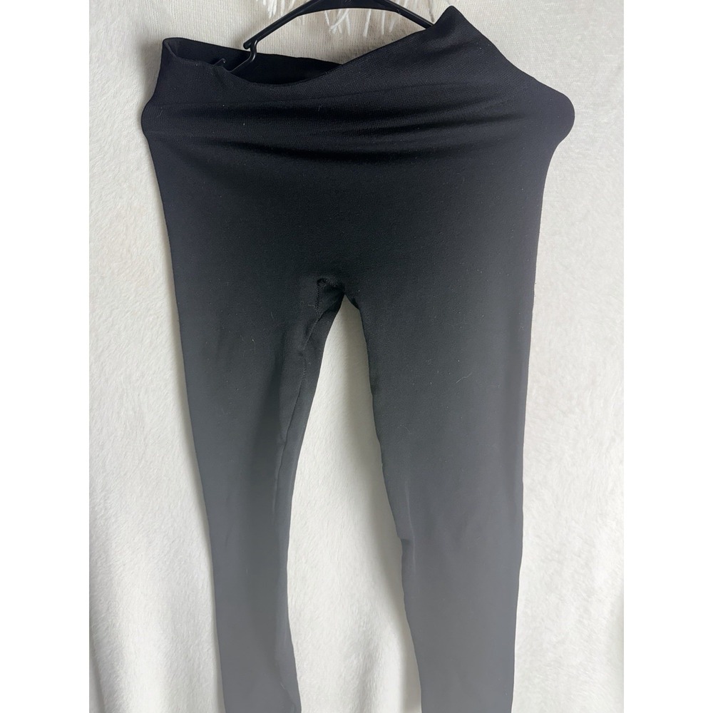 GAAHUU Leggings Womens M Black Soft Stretch Full Length High Waist Athletic